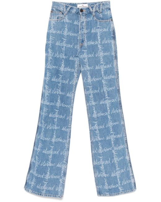 Jeans ray di Vivienne Westwood in Blue da Uomo