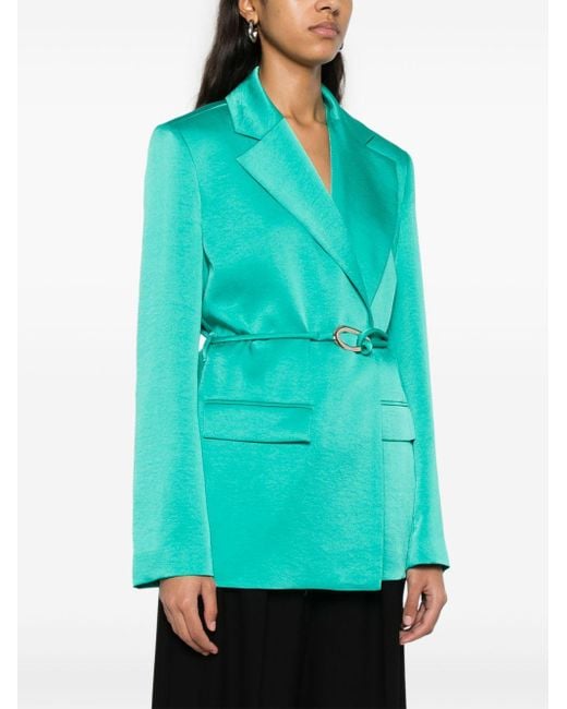 Blazer in raso di Liu Jo in Blue da Uomo