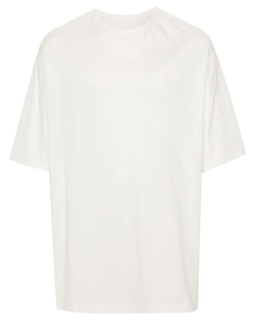 T-shirt con applicazione logo di Y-3 in White da Uomo