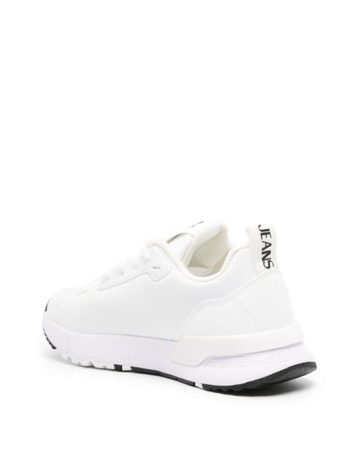 Sneakers dynamic watercolour couture di Versace in White