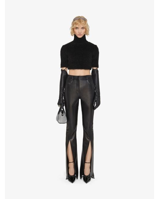 Givenchy Black Cropped Sweater