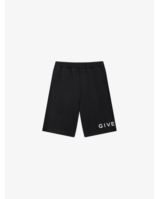 Givenchy Black Archetype Bermuda Shorts for men