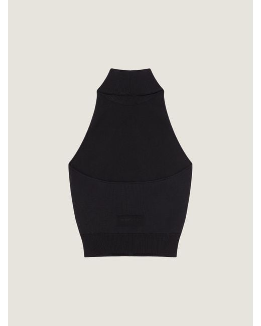 Givenchy Blue Halterneck Top