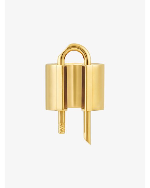 Givenchy Metallic U Lock Ring