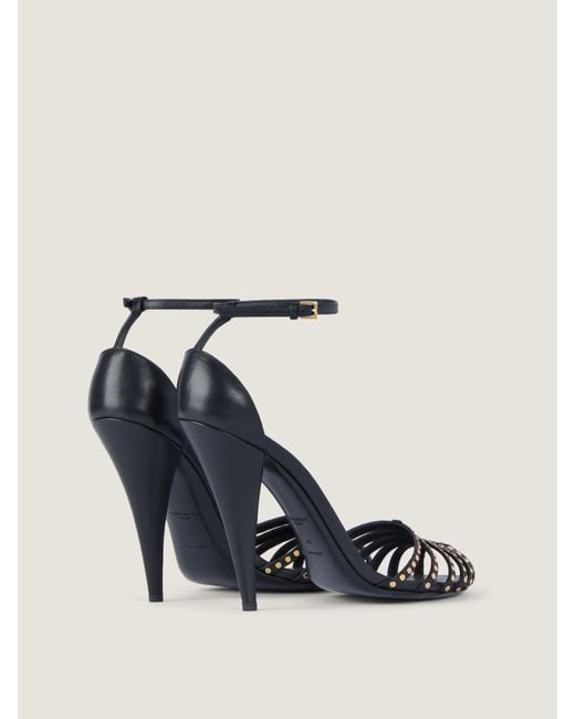 Givenchy White Cage Heeled Sandals