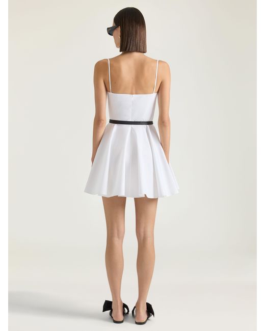 Givenchy White Sliced Mini Dress