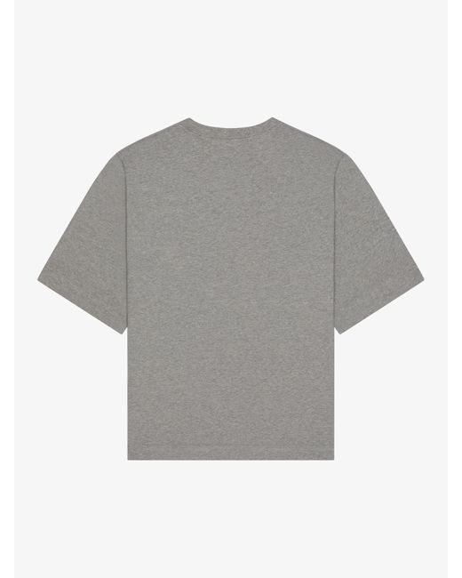 Givenchy Gray 4g T-shirt In Cotton for men