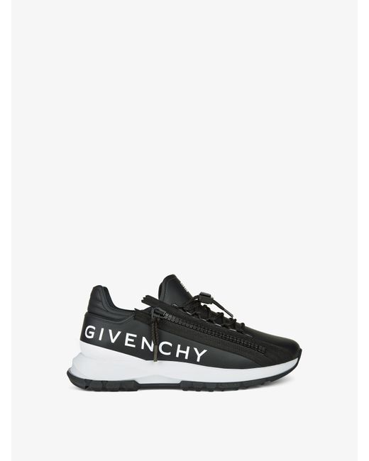 Sneaker da running Spectre in pelle con zip di Givenchy in White