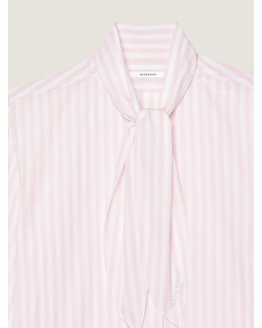 Givenchy Pink Cocoon Striped Shirt