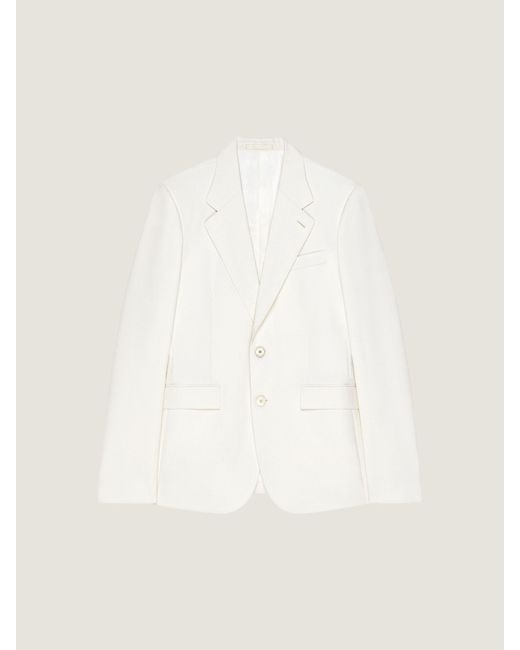Givenchy Natural Single-Breasted Fitted Jacket for men