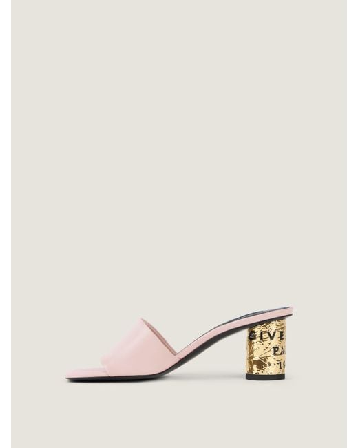 Givenchy Natural Tape Heeled Mules