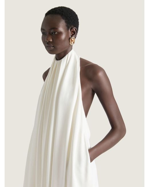 Givenchy Natural Halterneck Evening Dress