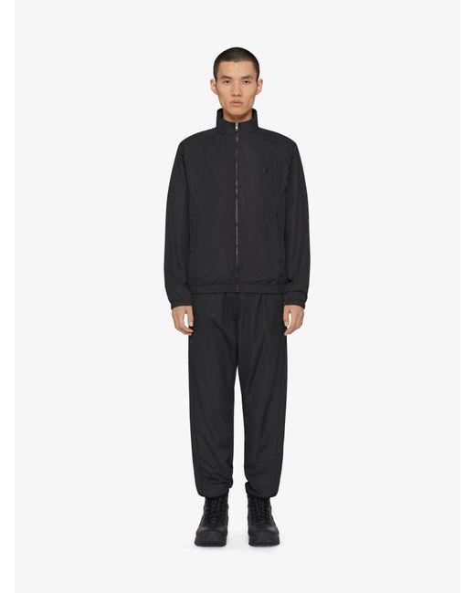 Givenchy Black Tracksuit Jacket With 4g Detail for men