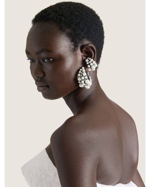 Givenchy Natural Crystal Pearl Earcuff