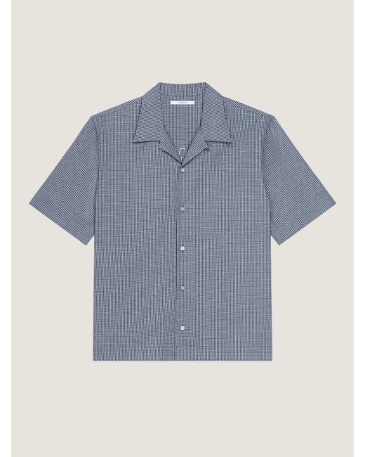 Givenchy Blue Checked Shirt for men