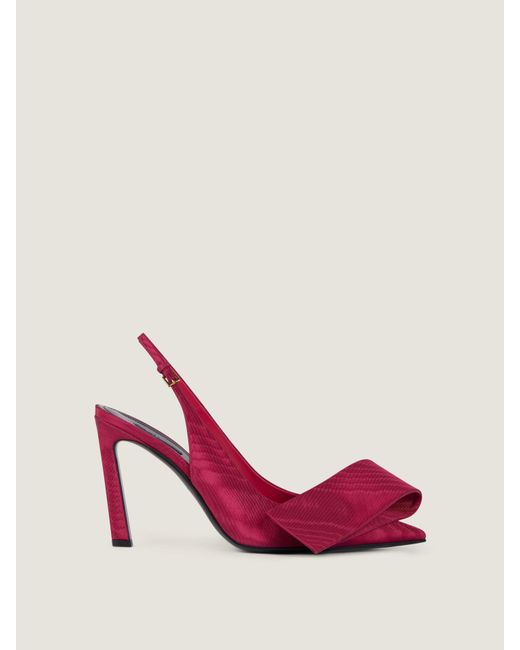 Givenchy Pink Twisted Ribbon Slingbacks Pumps