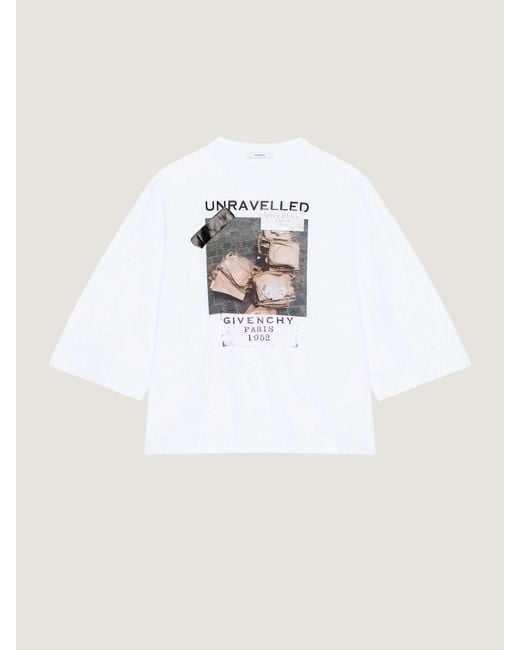 Givenchy White Cocoon T-Shirt