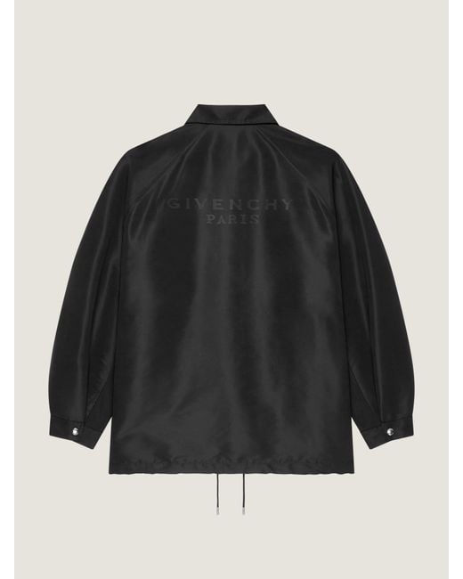 Givenchy Black Coach Jacket for men