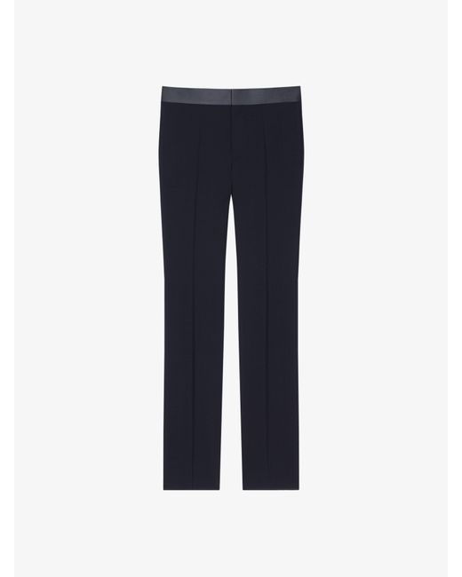 Givenchy Blue Slim Fit Tailored Pants for men