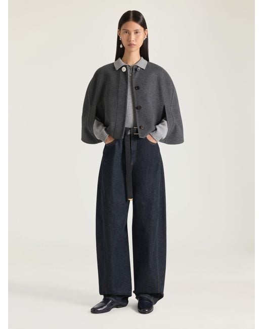 Givenchy Black Cropped Cape