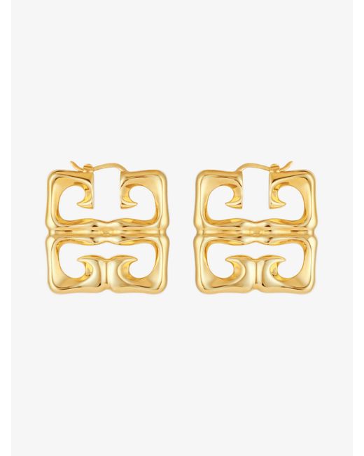 Givenchy Metallic 4g Liquid Earrings In Metal