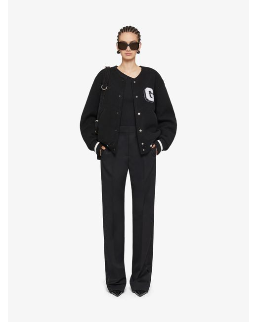 Givenchy Black College Varsity Jacket