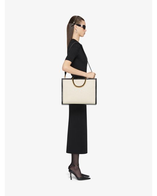 Givenchy Natural Medium G Tote Shopping Bag