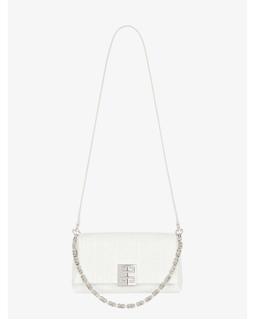 Givenchy White Small 4G Soft Bag