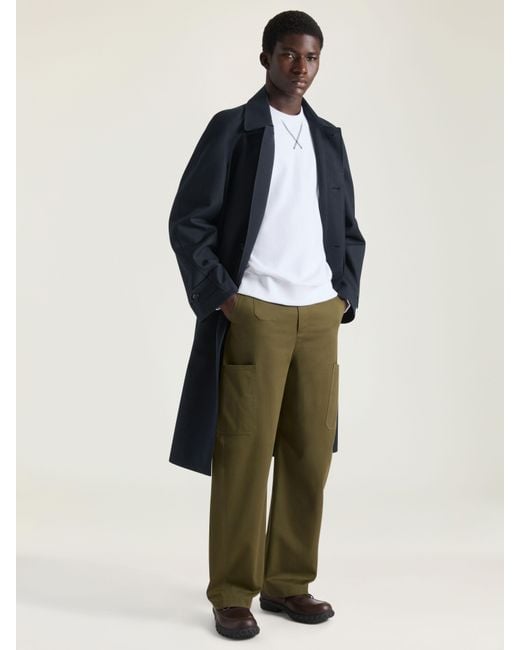 Givenchy Blue Car Coat for men