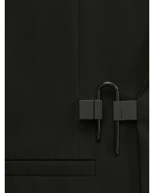 Givenchy Black U-Lock Slim Fit Jacket for men