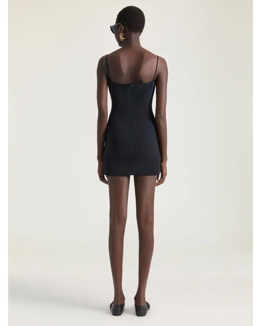 Givenchy Black Sliced Mini Dress