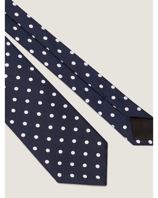 Givenchy White Polka Dots Tie for men