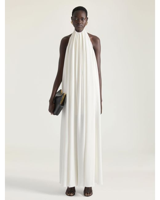Givenchy Natural Halterneck Evening Dress