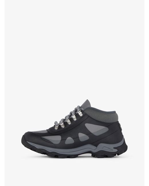 Givenchy Brown Bogs Lace Up Boots for men