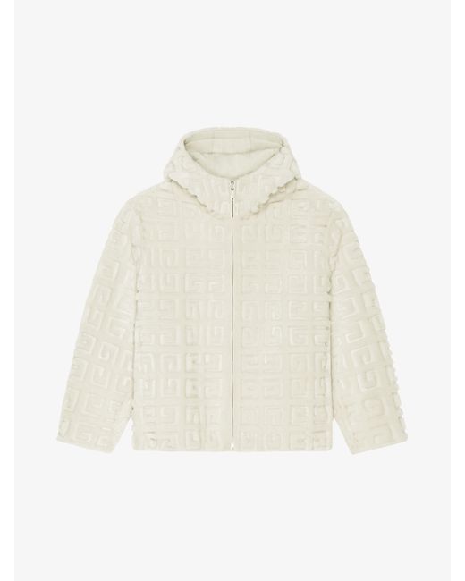 Givenchy White Reversible Hooded Jacket
