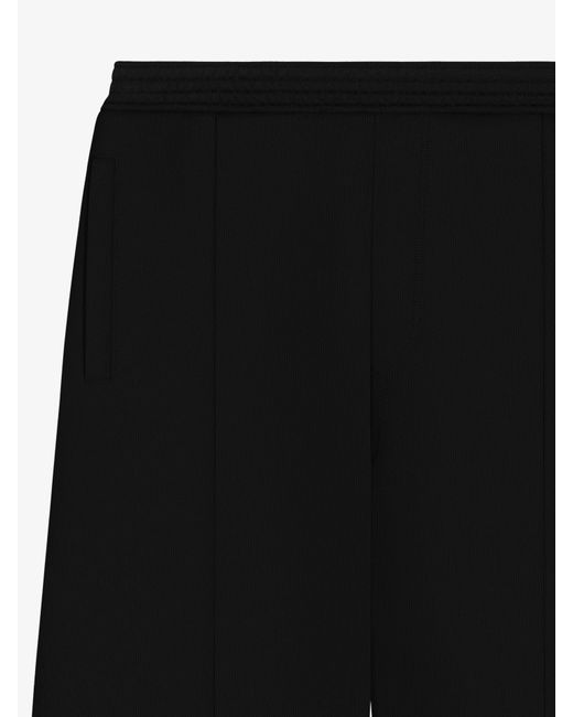 Givenchy Black Tracksuit Pants In Fleece for men