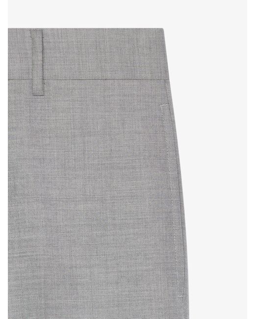 Givenchy Gray Tailored Pants for men