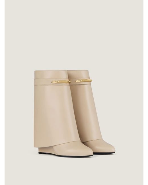 Givenchy Natural Shark Pinch Ankle Boots