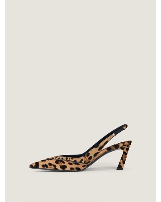 Givenchy Natural Spiky Slingbacks
