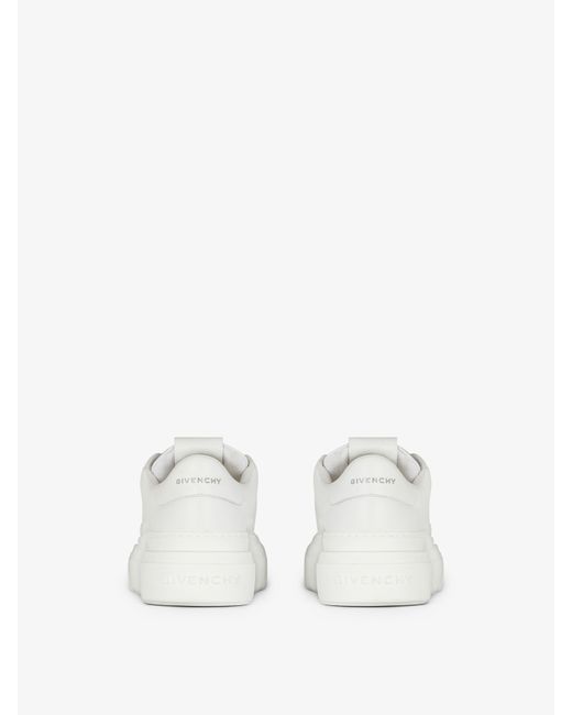 Sneakers plateforme City en cuir Givenchy en coloris White