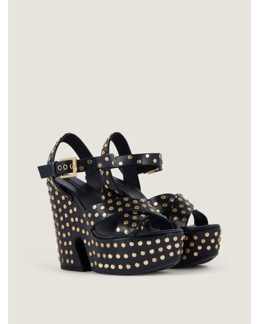 Givenchy Black Clog Platform Sandals