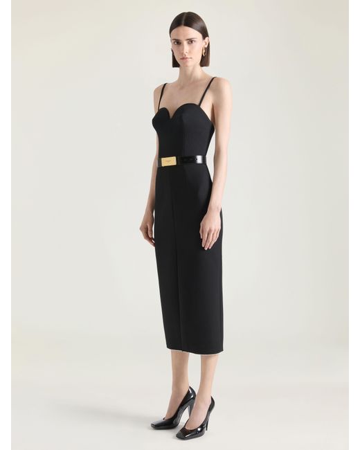 Givenchy White Sweetheart Neckline Dress