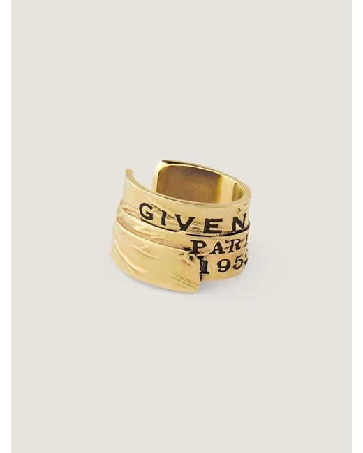 Earcuff Tape in metallo e smalto di Givenchy in Metallic
