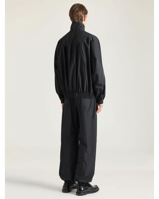 Givenchy Black Couture Seam Track Top With Cut-Outs Details for men