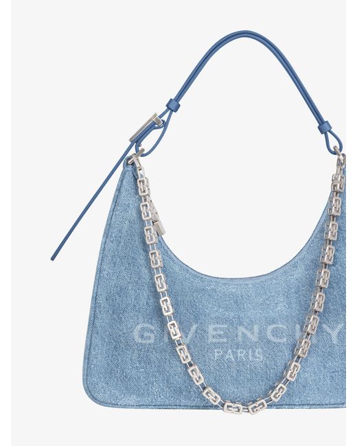 Givenchy Blue Small Moon Cut Out Bag