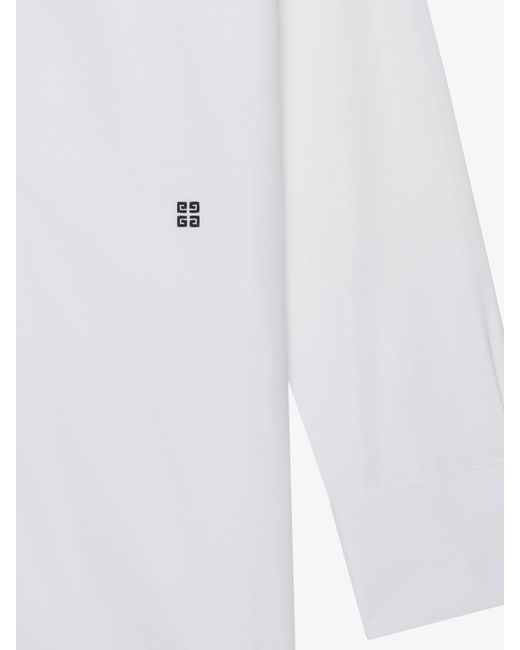 Camicia in popeline di Givenchy in White da Uomo