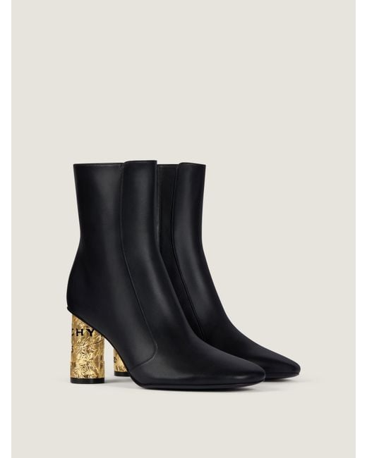 Givenchy Black Tape Ankle Boots