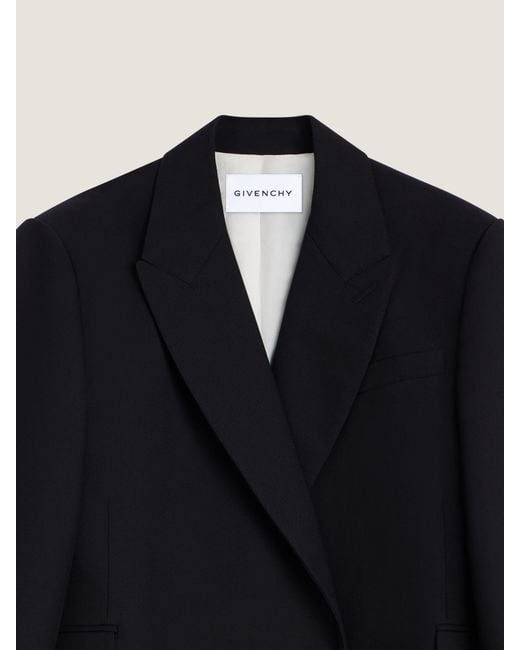 Givenchy Black Long Tailored Coat