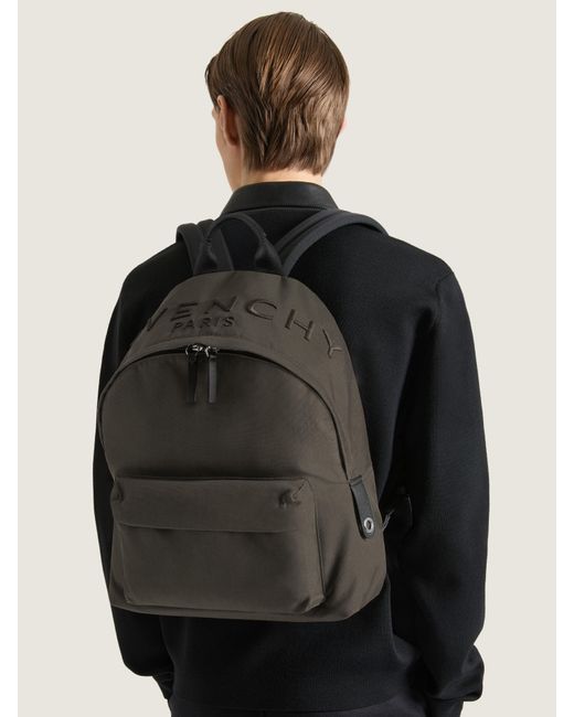 Givenchy Black Cargo Backpack for men
