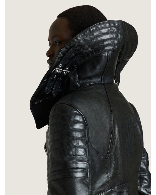Givenchy Blue Cropped Biker Jacket